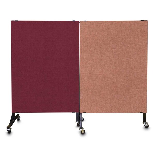 Enclosed Corkboard, 3 Door, 96"x48", 4" Fra